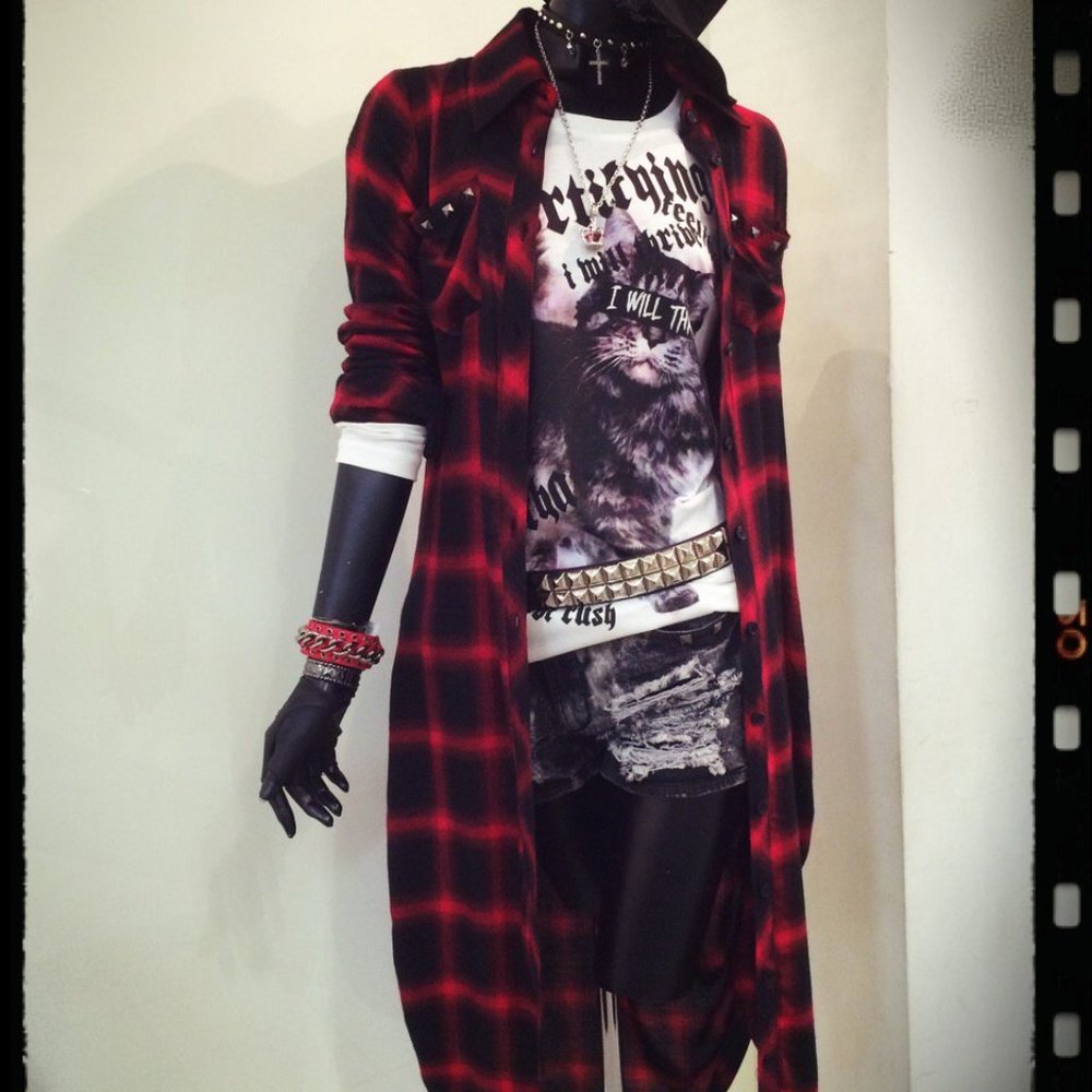 Ghost Of Harlem Skull Fannel Shirt